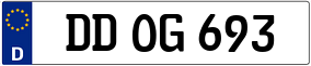Truck License Plate
